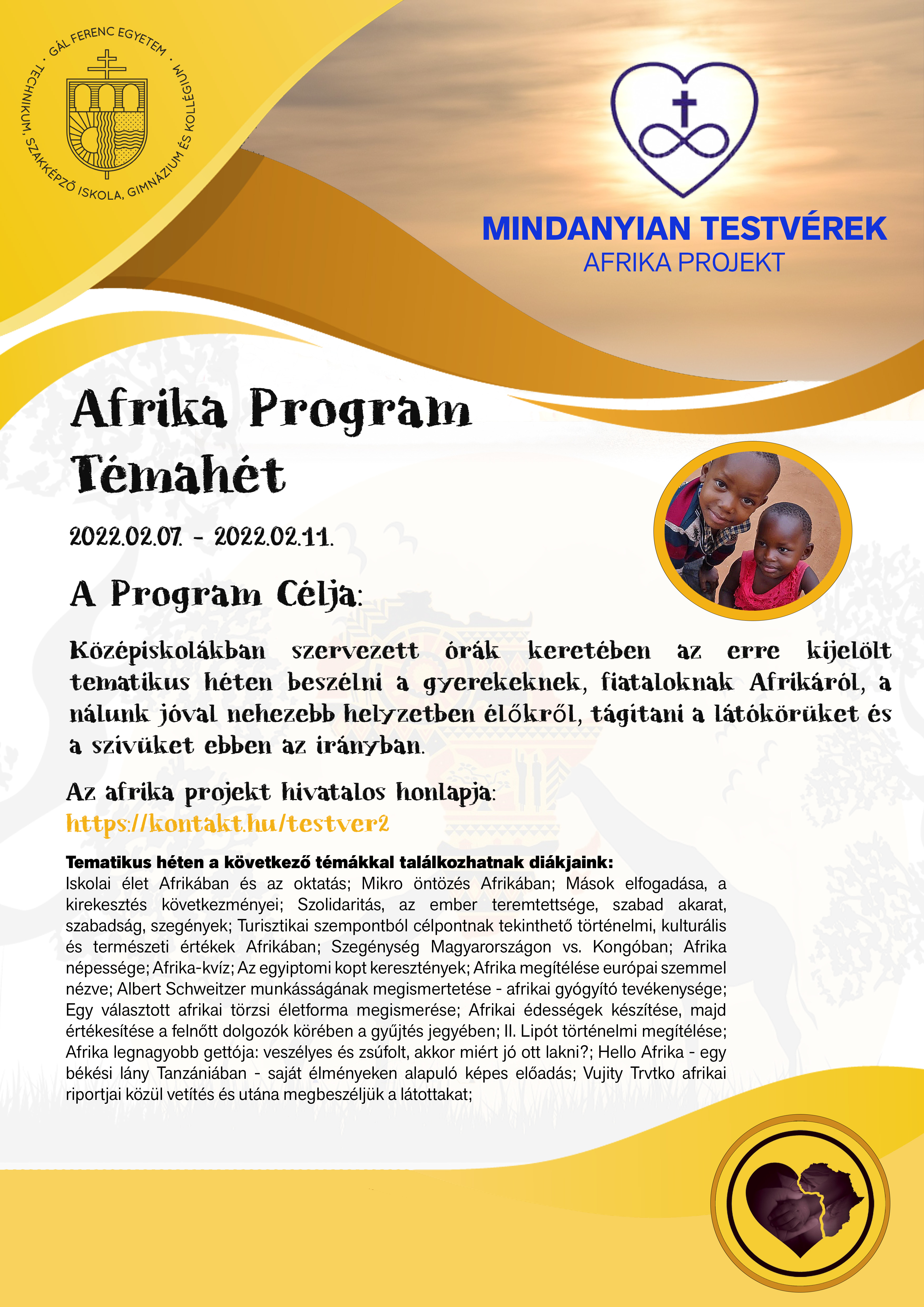 a3 afrika plakat szveggel
