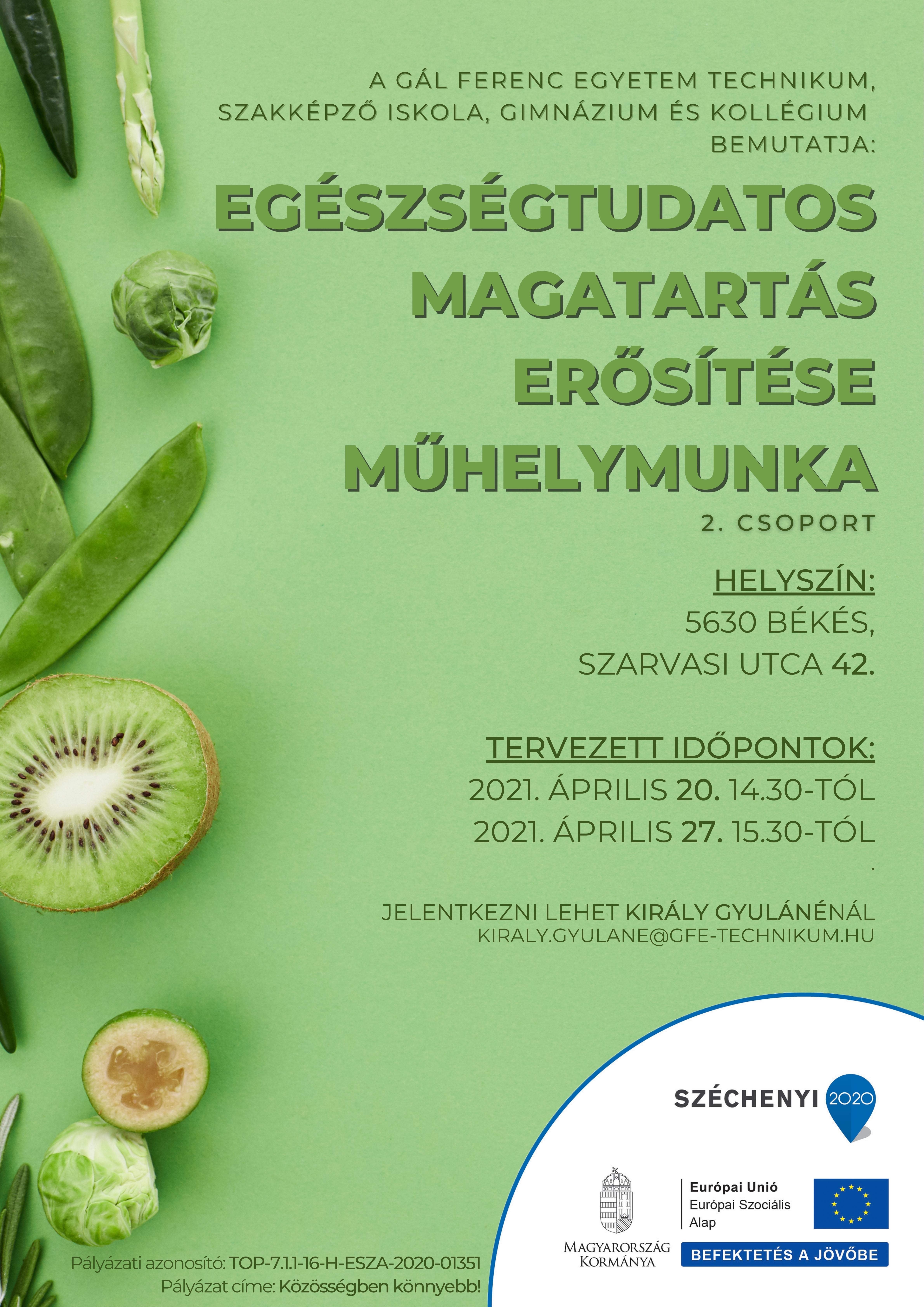 GFE Technikum egszsgtudatos magatarts erstse mhelymunka 2