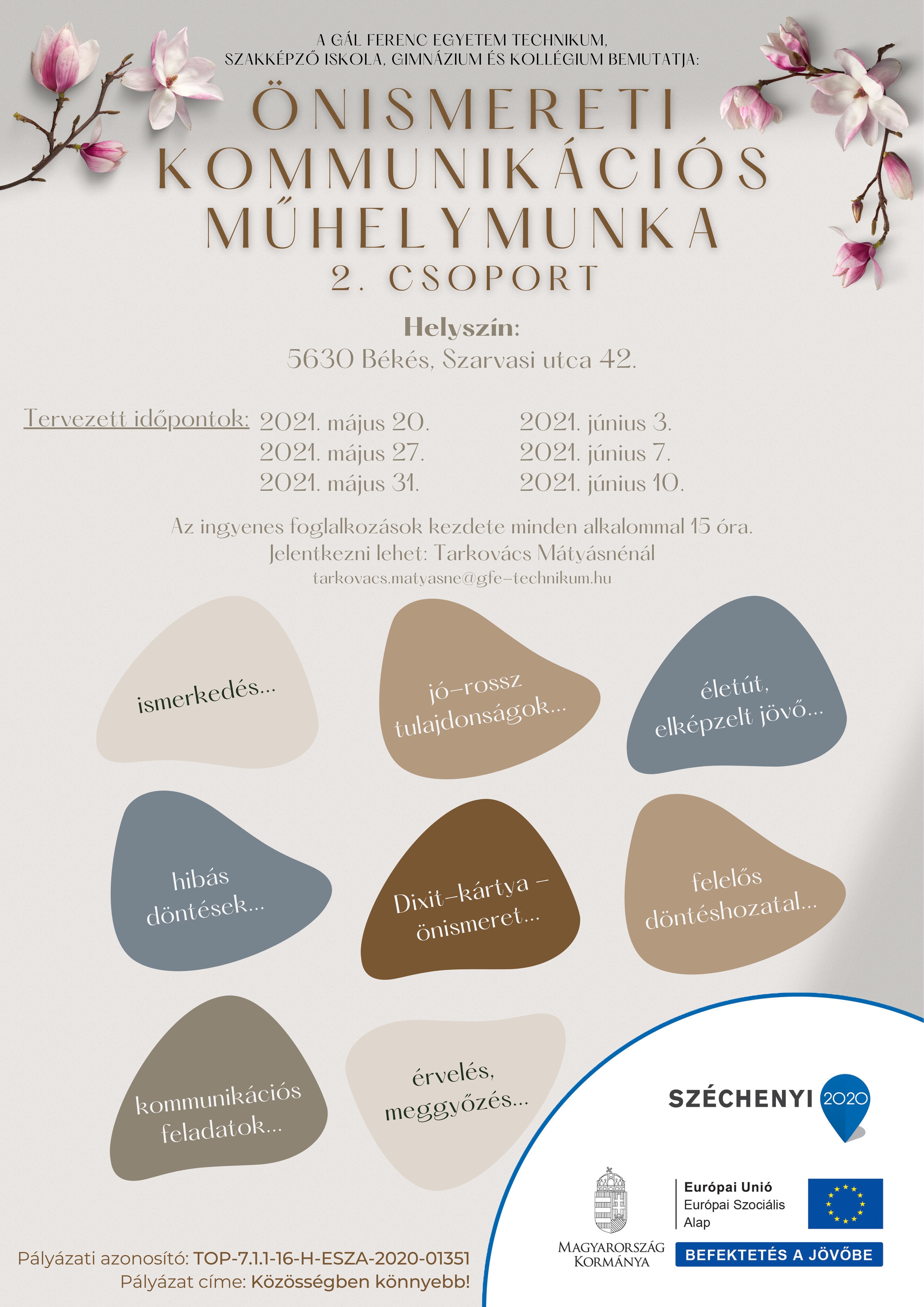 GFE Technikum nismereti kommunikcis mhelymunka 2